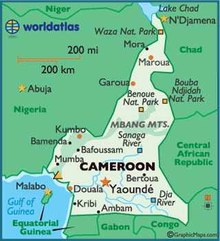 Cameroun carte